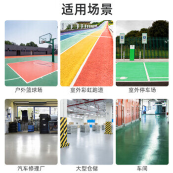 千居美（QIANJUMEI）Y丙烯酸聚氨酯地坪漆室外水泥地面漆防滑地平漆